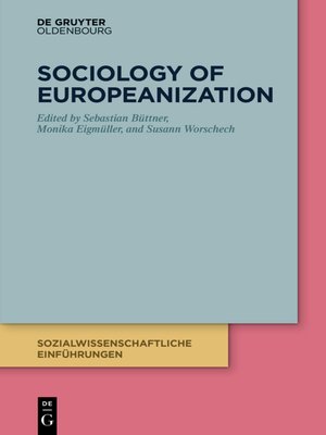 cover image of Sociology of Europeanization